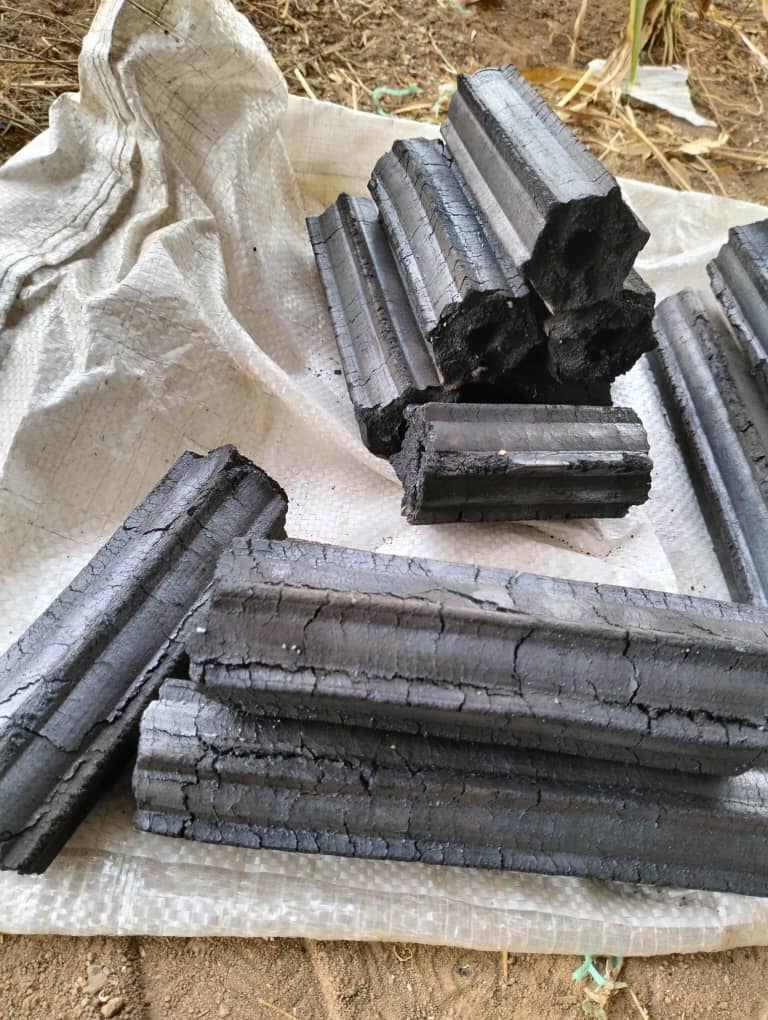 finished rice charcoal